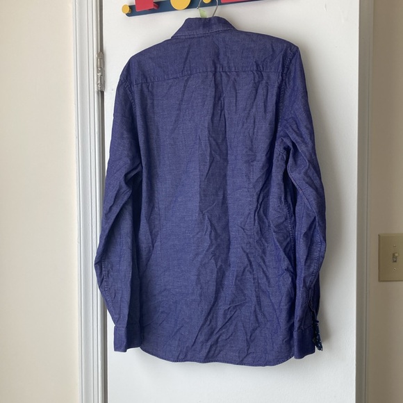 Ted Baker size 4 large chambray shirt - Picture 2 of 11
